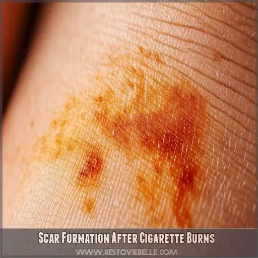 Scar Formation After Cigarette Burns