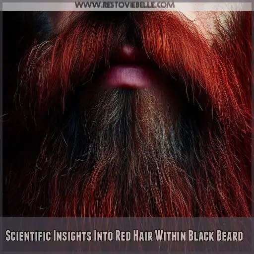 Scientific Insights Into Red Hair Within Black Beard