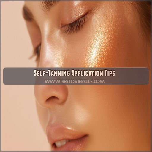 Self-Tanning Application Tips