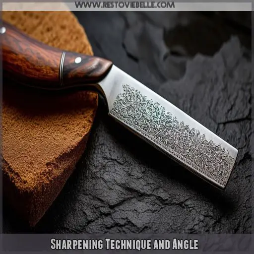 Sharpening Technique and Angle