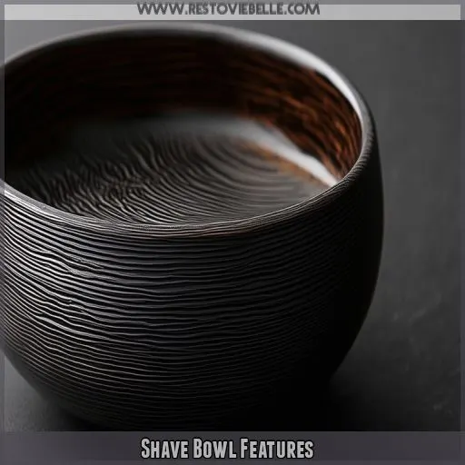 Shave Bowl Features