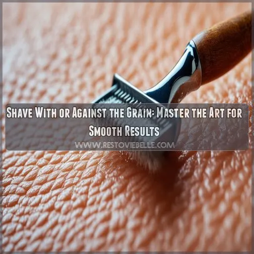 shave with or against the grain