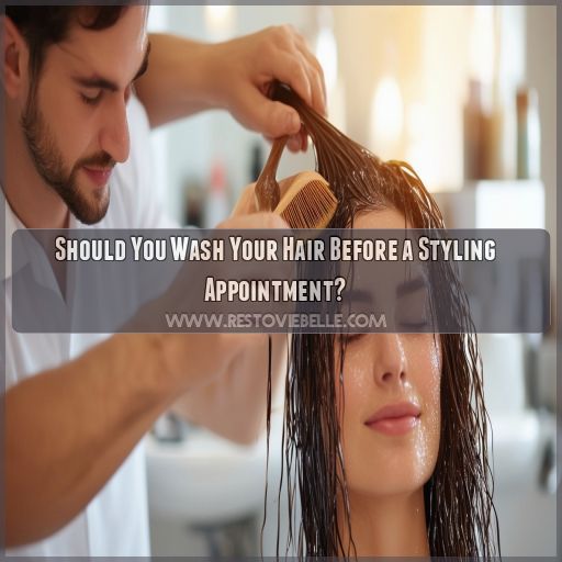 Should You Wash Your Hair Before a Styling Appointment