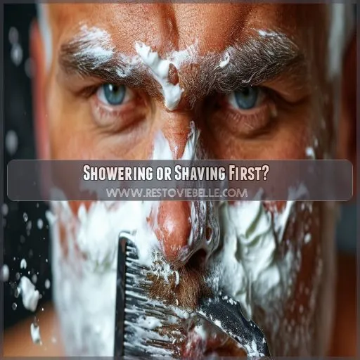 Showering or Shaving First