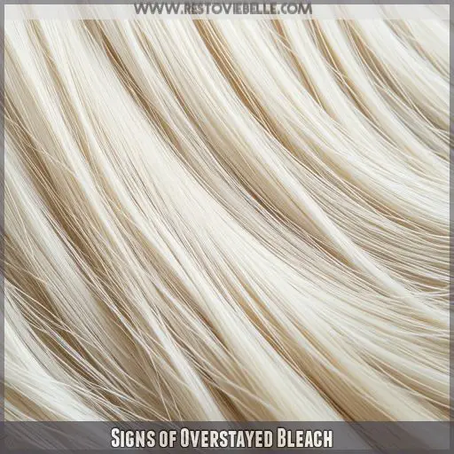 Signs of Overstayed Bleach