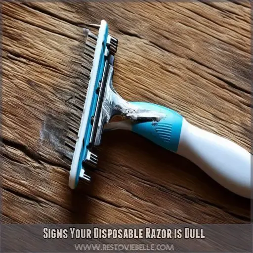 Signs Your Disposable Razor is Dull