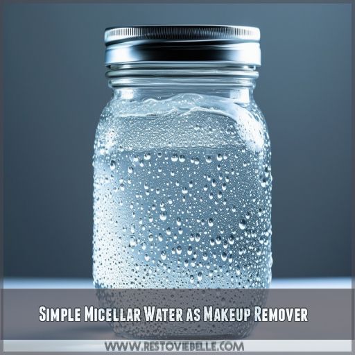 Simple Micellar Water as Makeup Remover