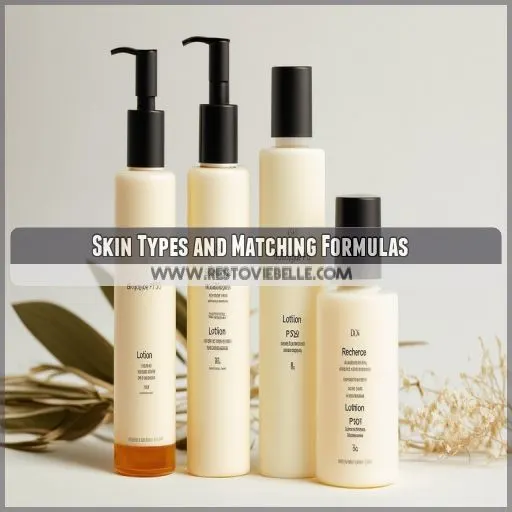 Skin Types and Matching Formulas