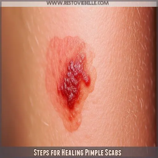 Steps for Healing Pimple Scabs