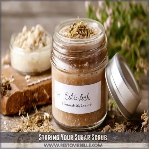 Storing Your Sugar Scrub