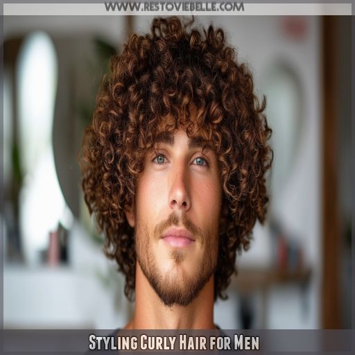 Styling Curly Hair for Men