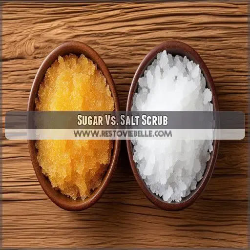 Sugar Vs. Salt Scrub