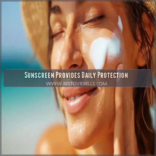 Sunscreen Provides Daily Protection