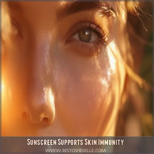 Sunscreen Supports Skin Immunity