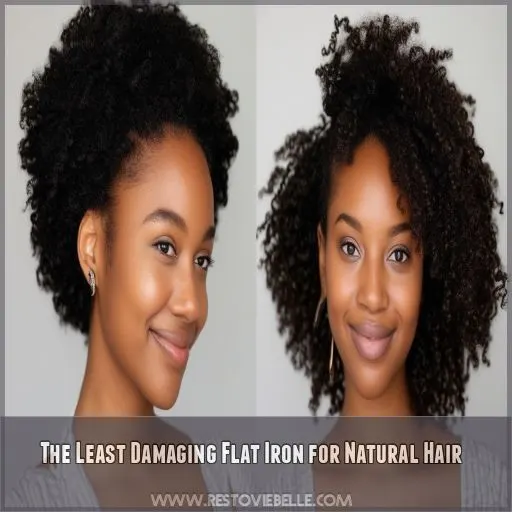 The Least Damaging Flat Iron for Natural Hair