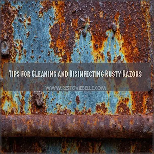 Tips for Cleaning and Disinfecting Rusty Razors
