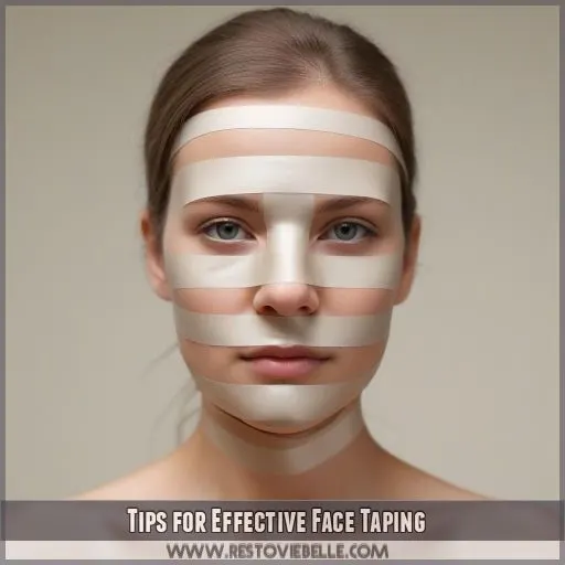 Tips for Effective Face Taping