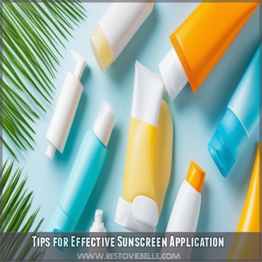 Tips for Effective Sunscreen Application