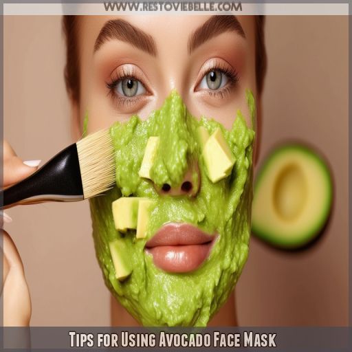 Tips for Using Avocado Face Mask