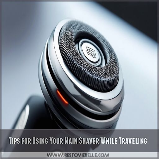 Tips for Using Your Main Shaver While Traveling