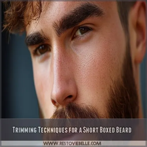 Trimming Techniques for a Short Boxed Beard