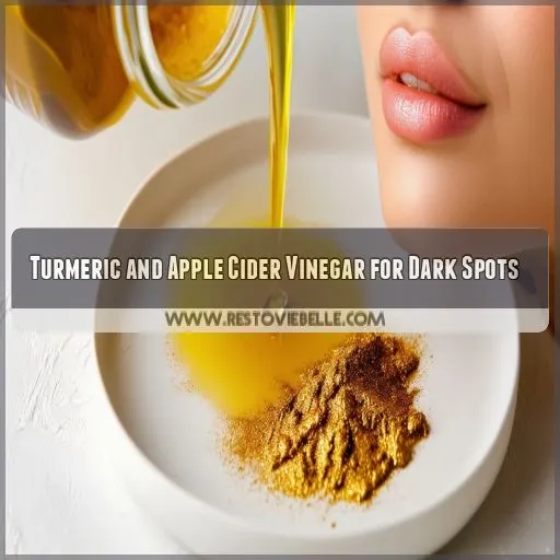 Turmeric and Apple Cider Vinegar for Dark Spots