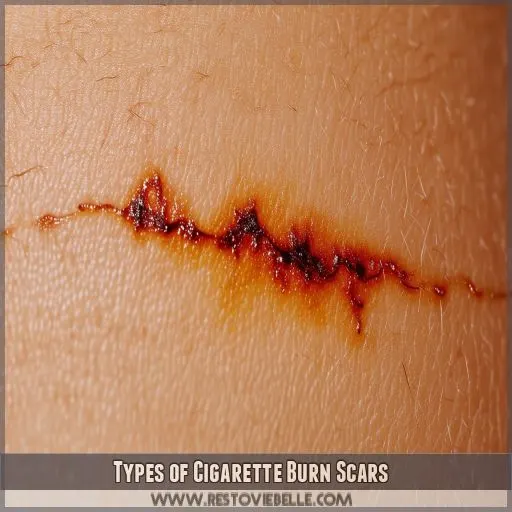 Types of Cigarette Burn Scars