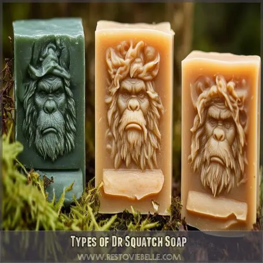 Types of Dr Squatch Soap