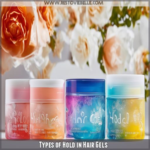 Types of Hold in Hair Gels