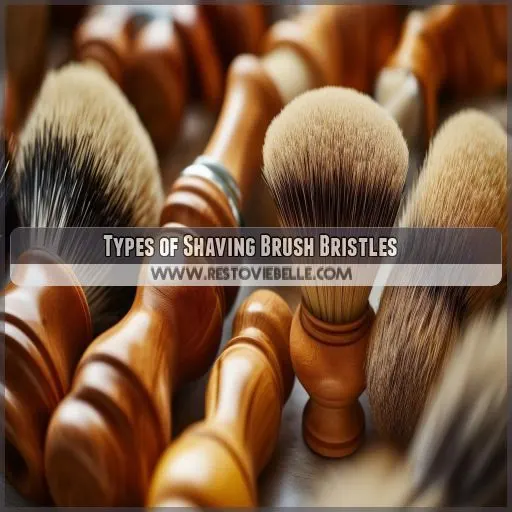 Types of Shaving Brush Bristles