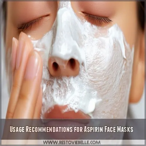 Usage Recommendations for Aspirin Face Masks