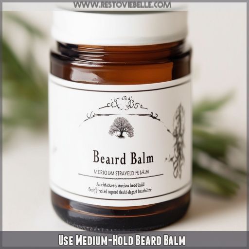 Use Medium-Hold Beard Balm