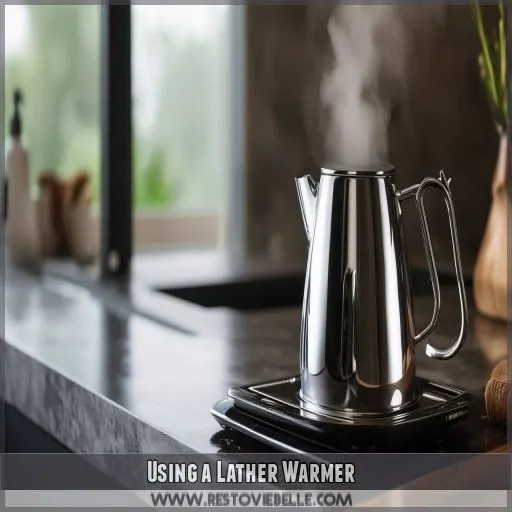 Using a Lather Warmer