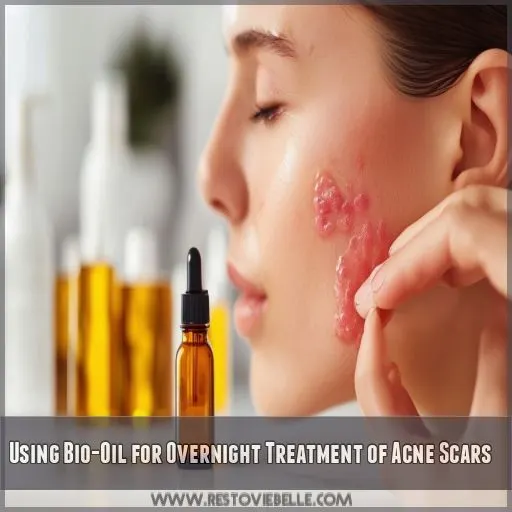 Using Bio-Oil for Overnight Treatment of Acne Scars