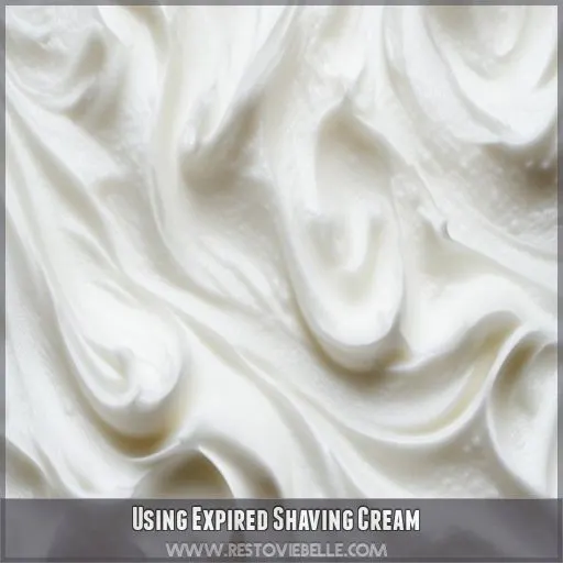 Using Expired Shaving Cream