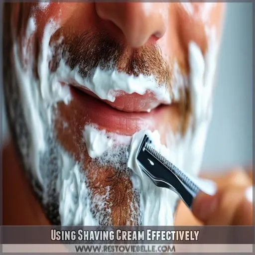 Using Shaving Cream Effectively