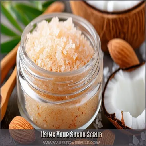 Using Your Sugar Scrub