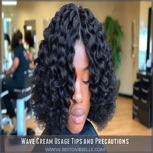 Wave Cream Usage Tips and Precautions