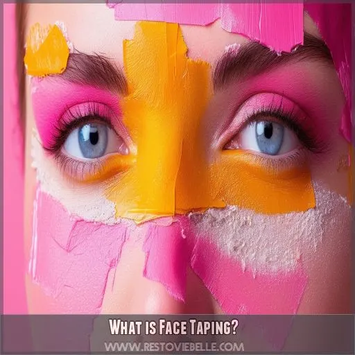 What is Face Taping