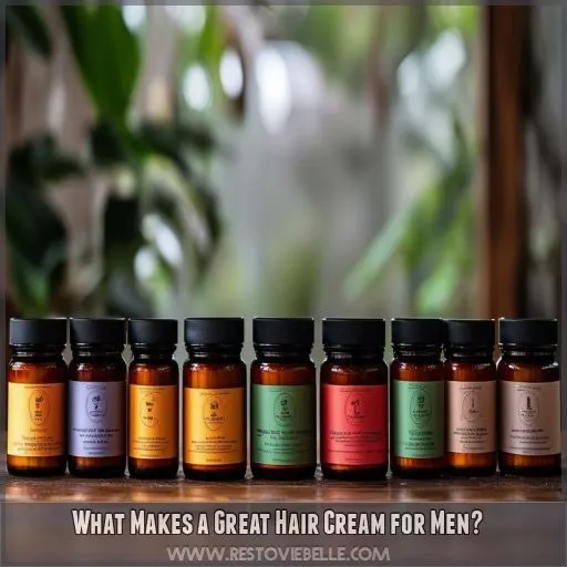 What Makes a Great Hair Cream for Men