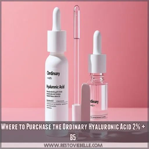 Where to Purchase the Ordinary Hyaluronic Acid 2% + B5