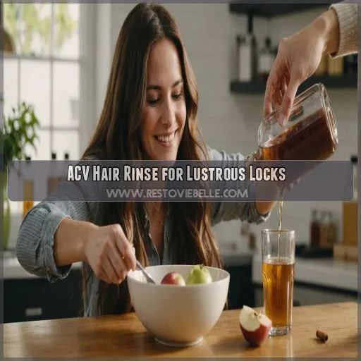 ACV Hair Rinse for Lustrous Locks