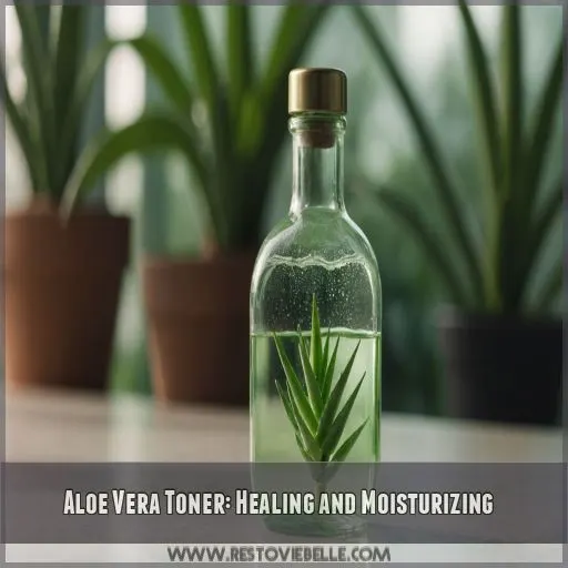 Aloe Vera Toner: Healing and Moisturizing