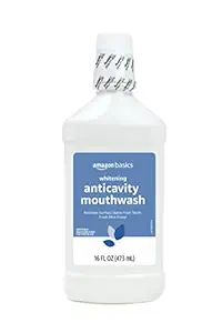 Amazon Basics Whitening Anticavity Mouthwash,