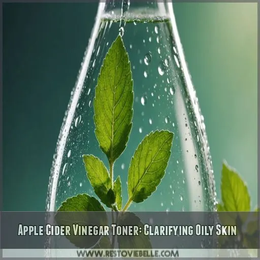 Apple Cider Vinegar Toner: Clarifying Oily Skin