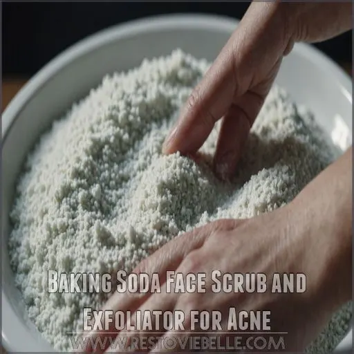 Baking Soda Face Scrub and Exfoliator for Acne