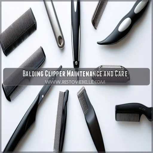 Balding Clipper Maintenance and Care