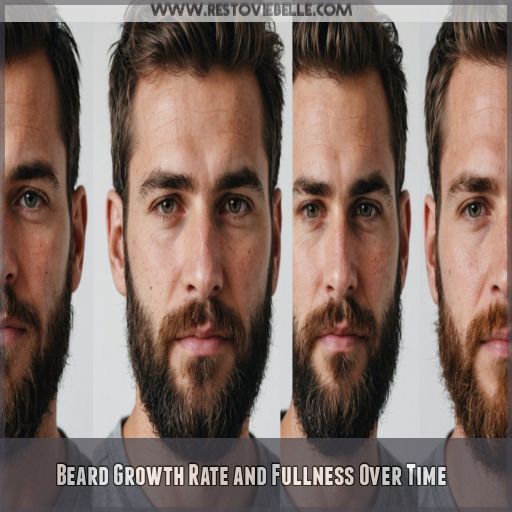 Beard Growth Rate and Fullness Over Time