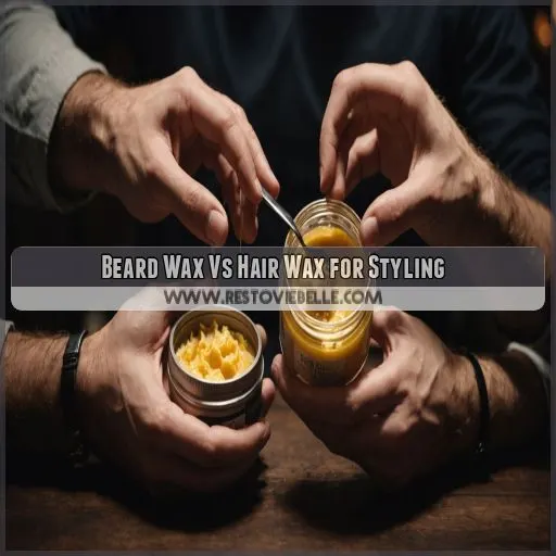 Beard Wax Vs Hair Wax for Styling