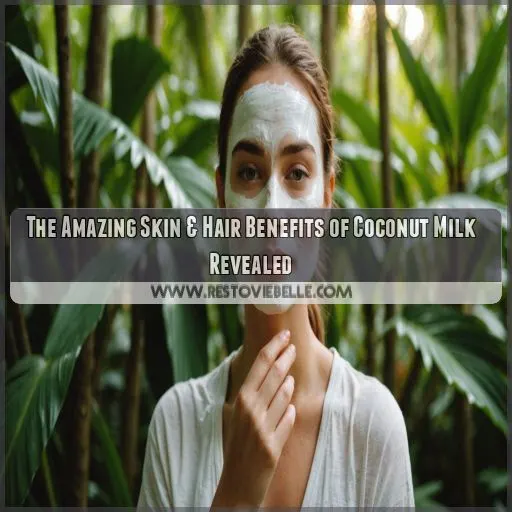 beauty benefits of coconut milk